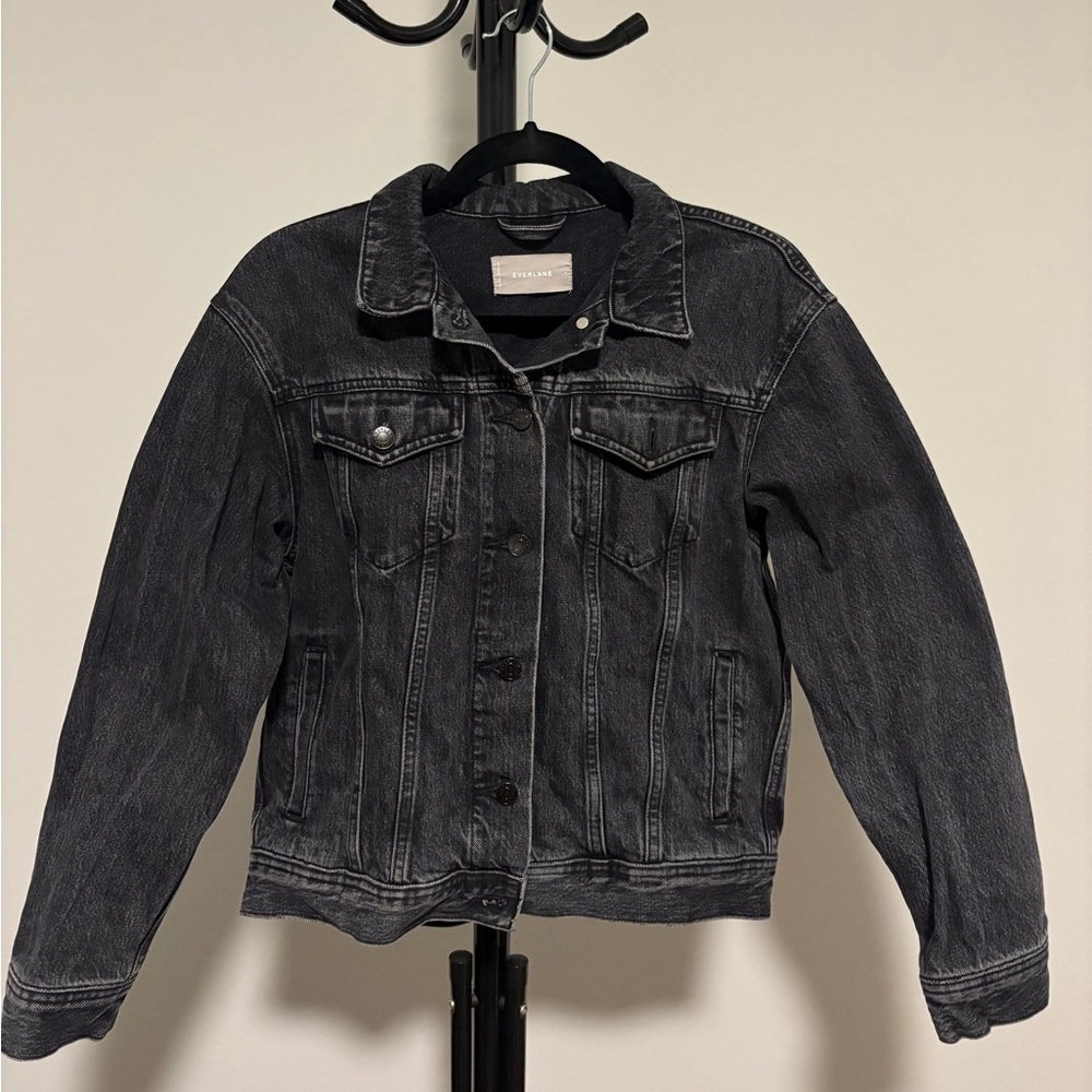 Everlane Charcoal Jean Jacket
